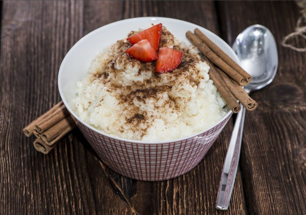 arroz con leite para adelgazar