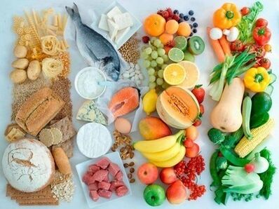 Separados por produtos de categorías
